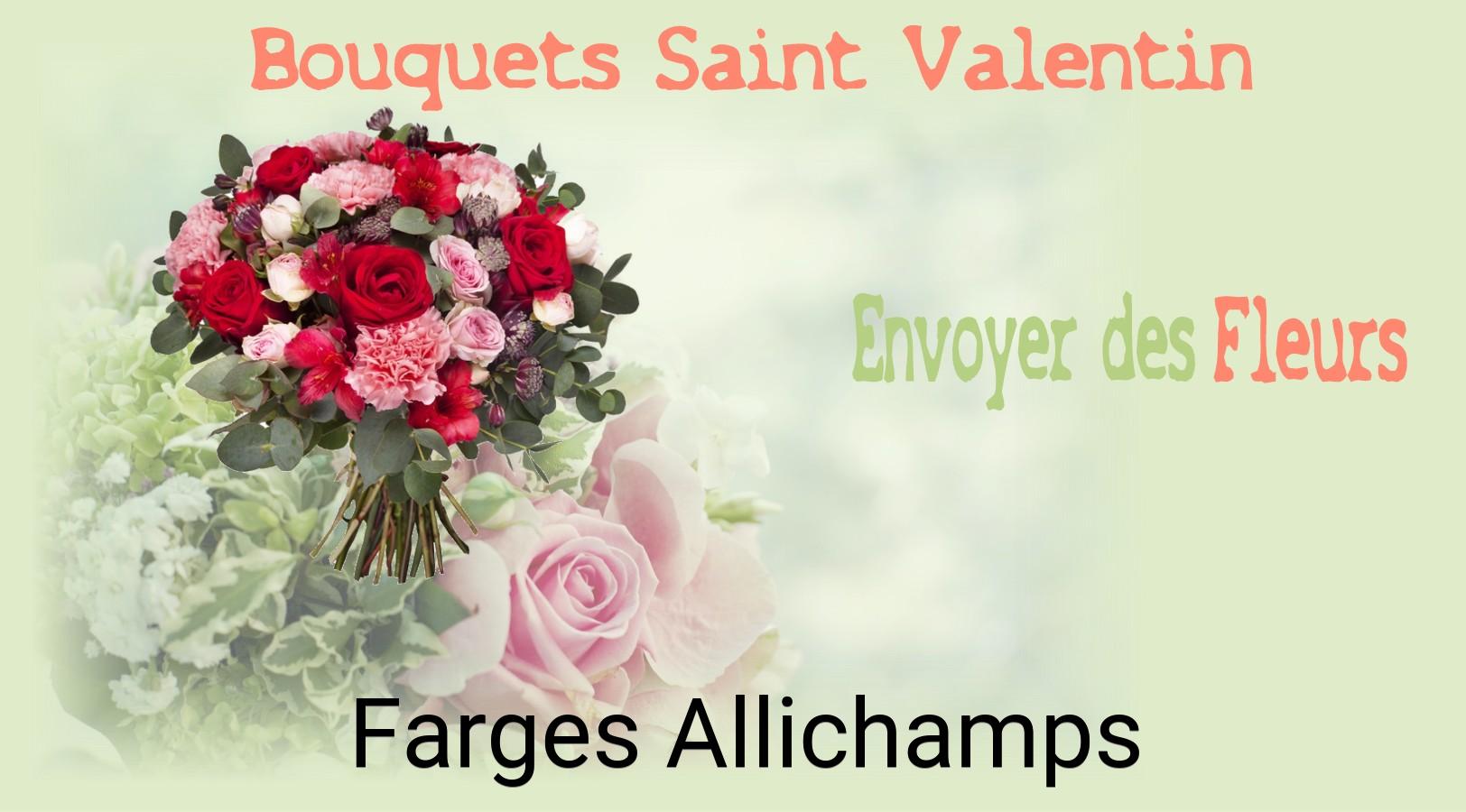 Roses de Saint-Valentin livrées à Farges-Allichamps